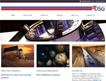 Tablet Screenshot of dsg-usa.com